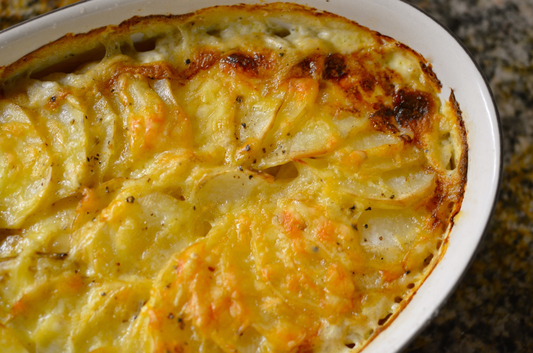 Potatoes Au Gratin Gruyere
 Stranded Foo Recipe for Potatoes au Gratin with Gruyère