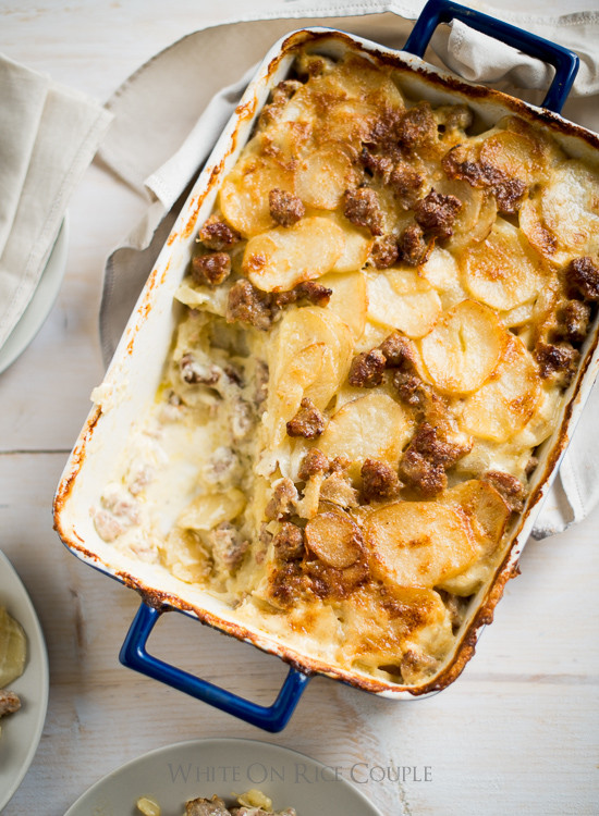 Potatoes Au Gratin Recipe
 Best Potatoes Au Gratin Recipe with Sausage