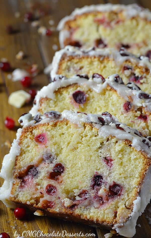 Pound Cake Desserts
 Christmas Cranberry Pound Cake