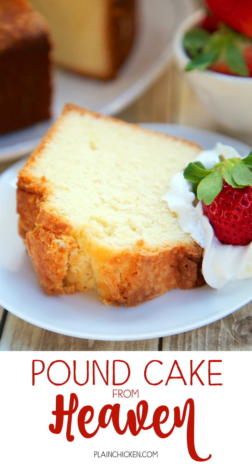 Pound Cake Desserts
 Pound Cake from Heaven