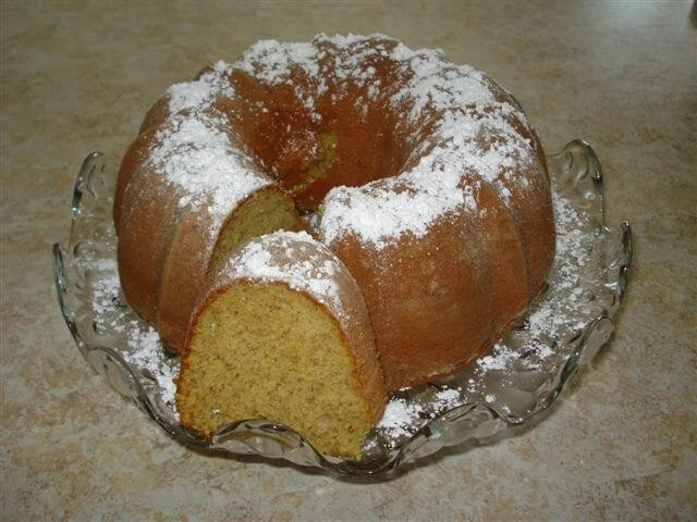 Pound Cake From Cake Mix
 Cake Mix Banana Pound Cake Recipe from CDKitchen