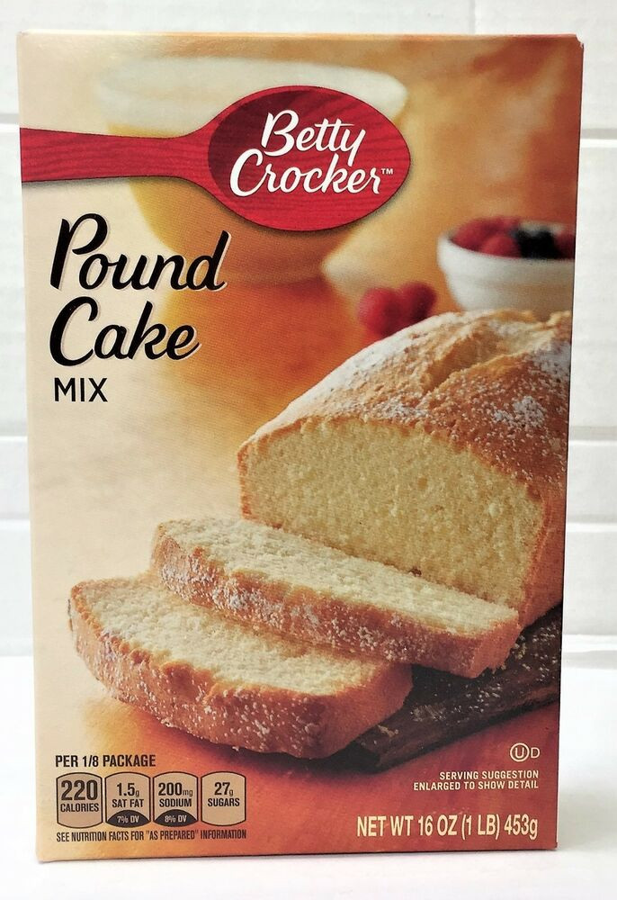 Pound Cake From Cake Mix
 Betty Crocker Pound Cake Mix 16 oz