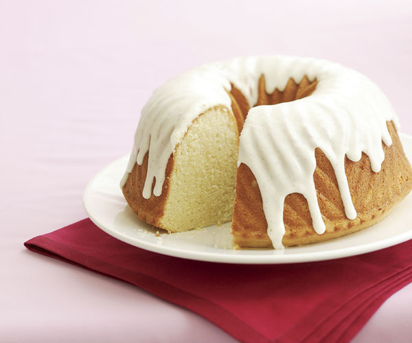 Pound Cake Glaze
 Vanilla & Sour Cream Pound Cake with Vanilla Glaze