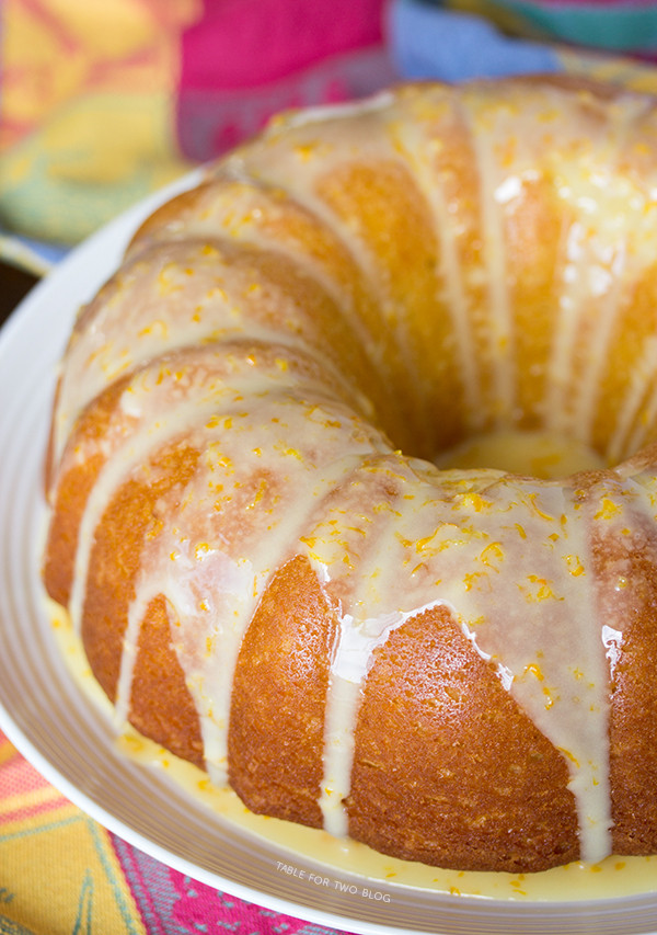 Pound Cake Glaze
 Glazed Orange Pound Cake Table for Two