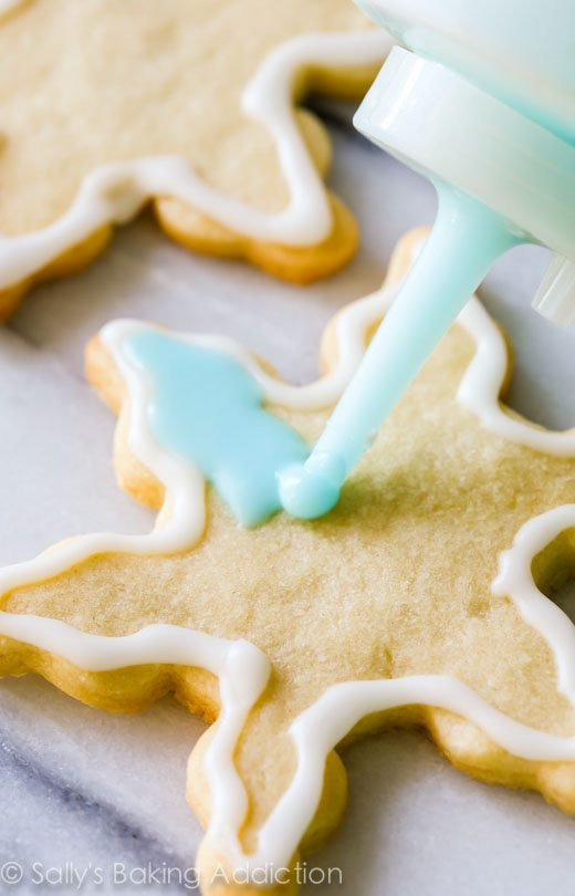 Powdered Sugar Icing For Cookies
 Holiday Cut Out Sugar Cookies with Easy Icing Sallys
