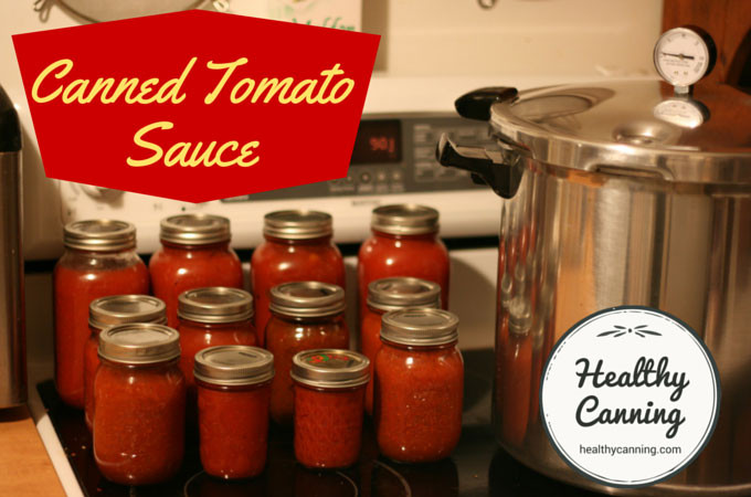 Pressure Canning Tomato Sauce
 Canning plain tomato sauce Healthy Canning