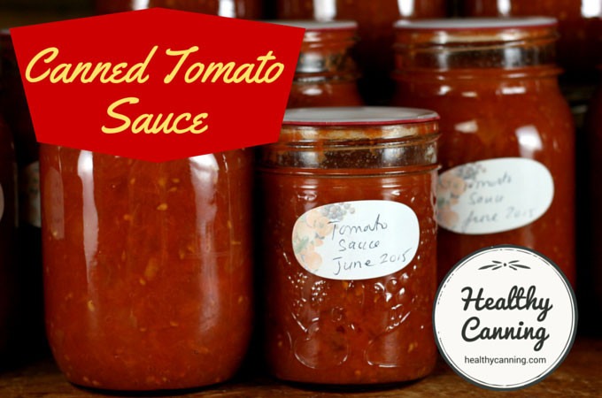 Pressure Canning Tomato Sauce
 Canning plain tomato sauce Healthy Canning