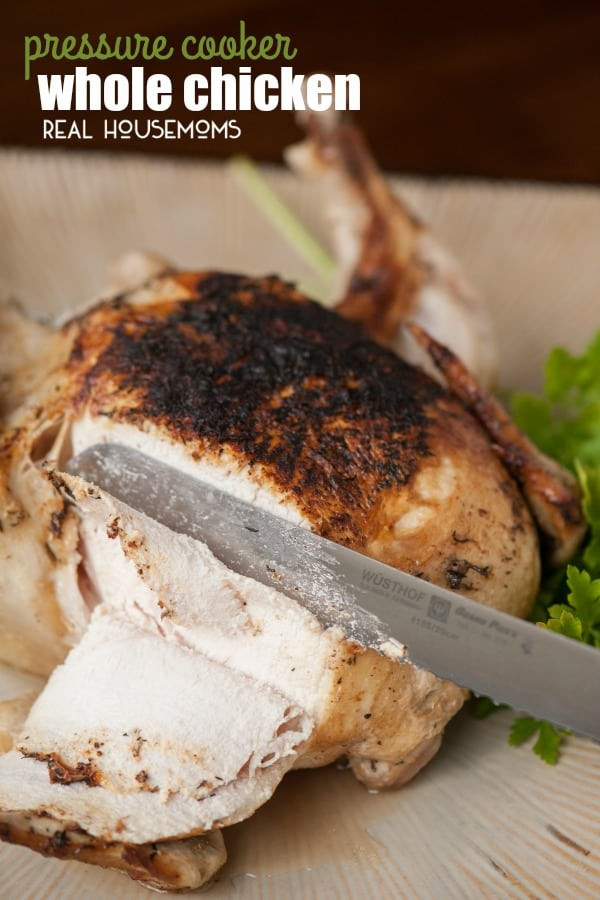 Pressure Cook Whole Chicken
 Pressure Cooker Whole Chicken ⋆ Real Housemoms