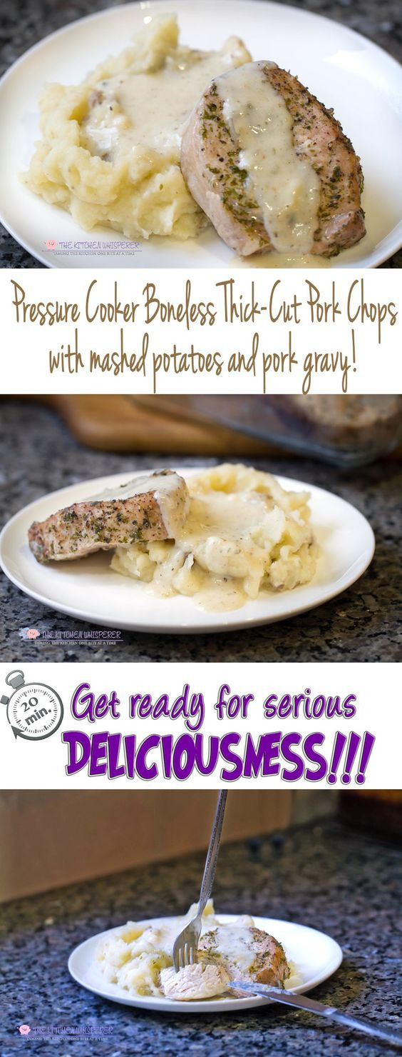 Pressure Cooker 8 Minute Pork Chops
 Pinterest • The world’s catalog of ideas