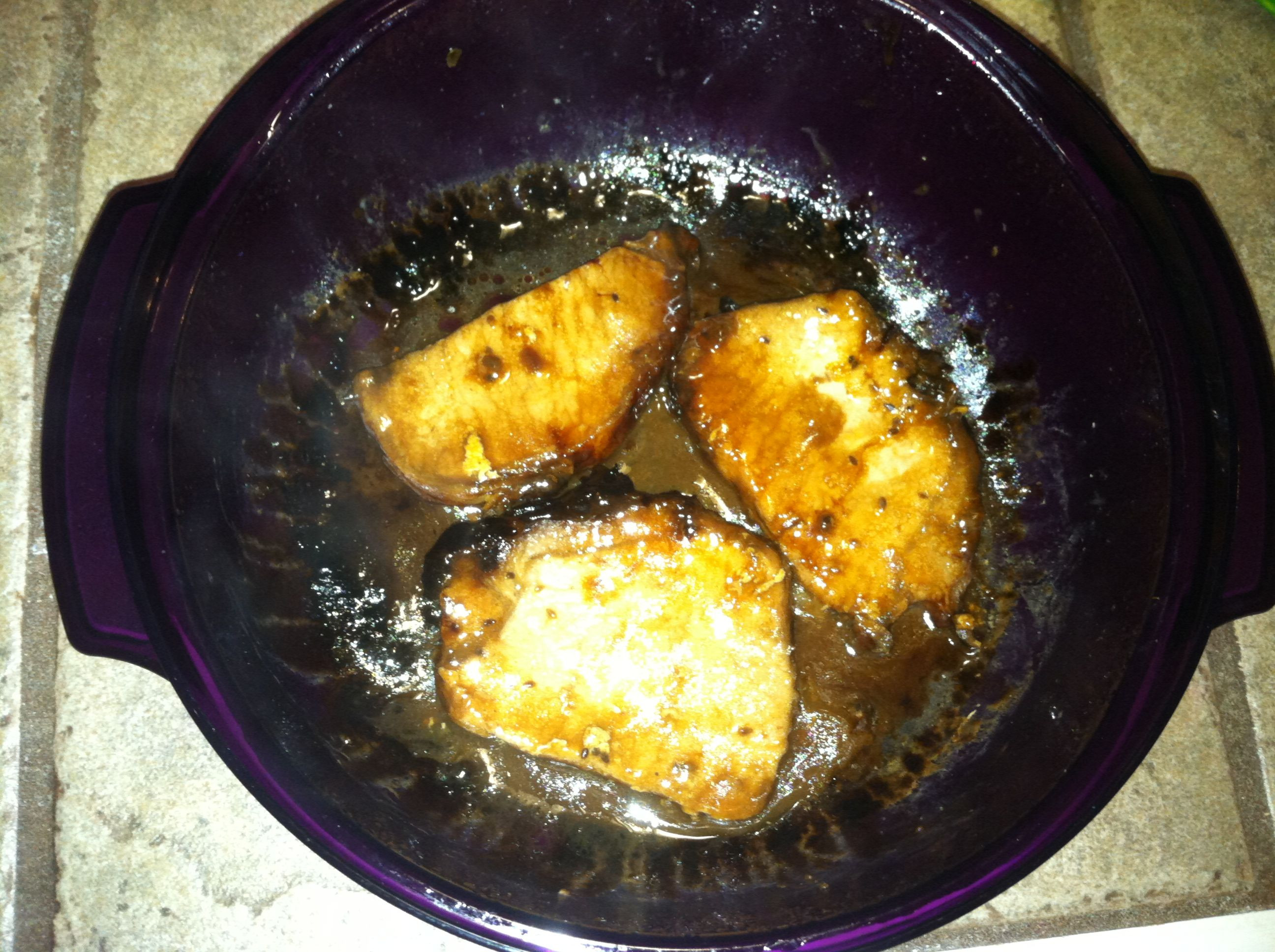 Pressure Cooker 8 Minute Pork Chops
 Marinated pork chops in 8 minutes Dump them in the stack