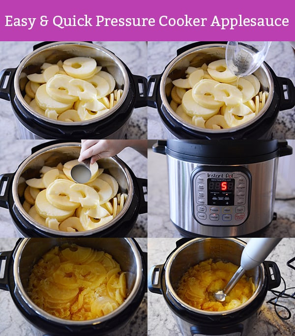 Pressure Cooker Applesauce
 Quick and Easy Pressure Cooker Applesauce