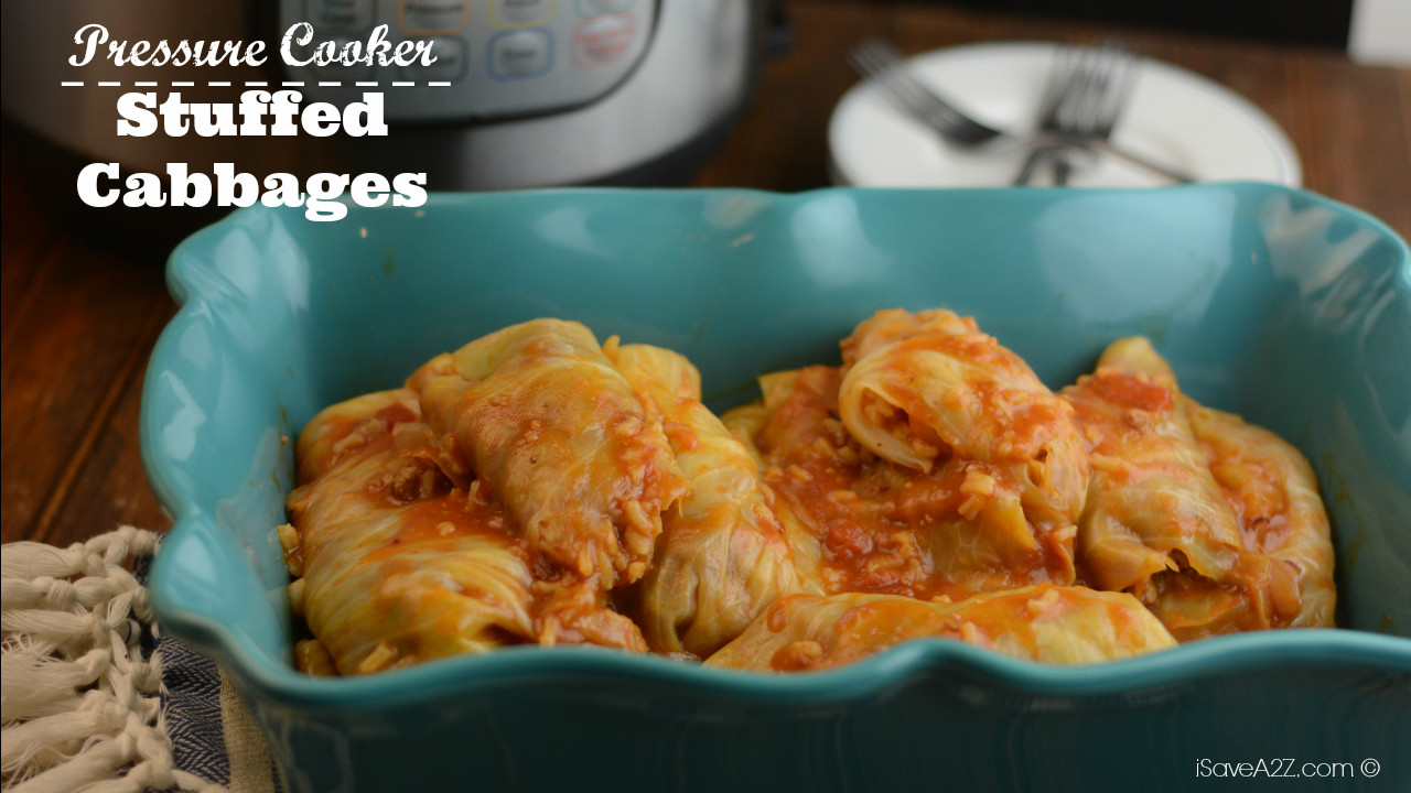 Pressure Cooker Cabbage
 Pressure Cooker Stuffed Cabbage Rolls Recipe iSaveA2Z