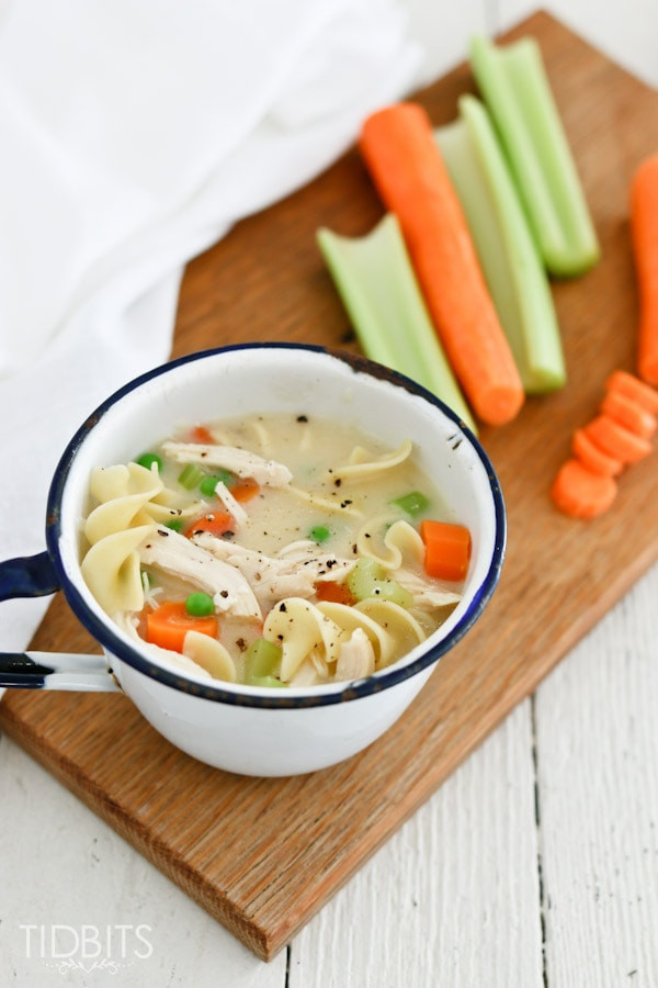 Pressure Cooker Chicken Noodle Soup
 Pressure Cooker Creamy Chicken Noodle Soup Tidbits