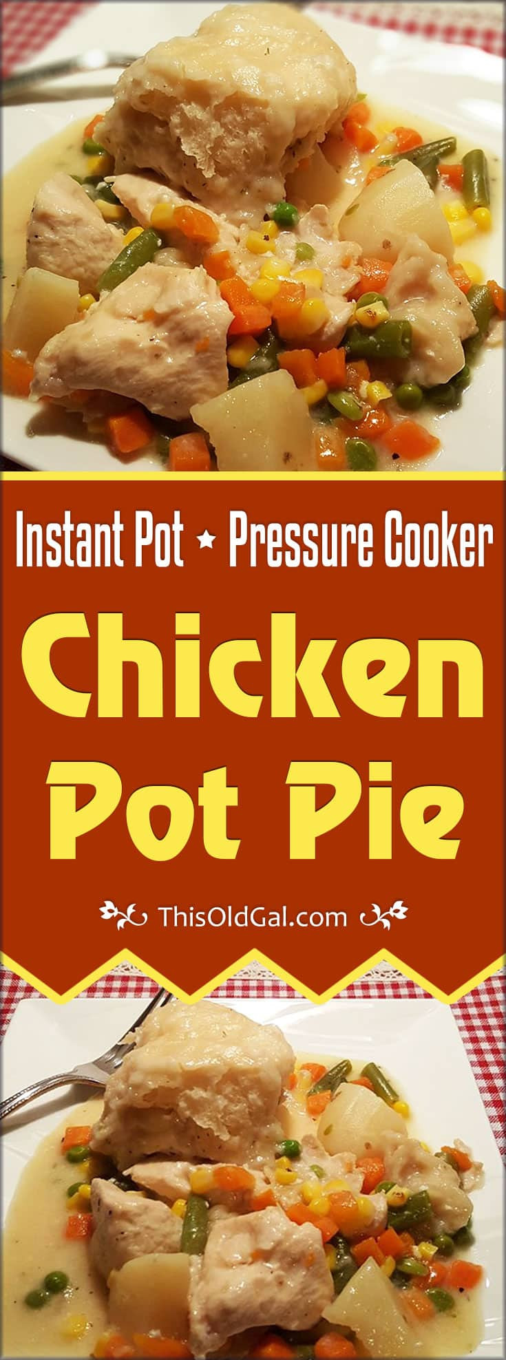 Pressure Cooker Chicken Pot Pie
 Pressure Cooker Chicken Pot Pie Dumplings Really