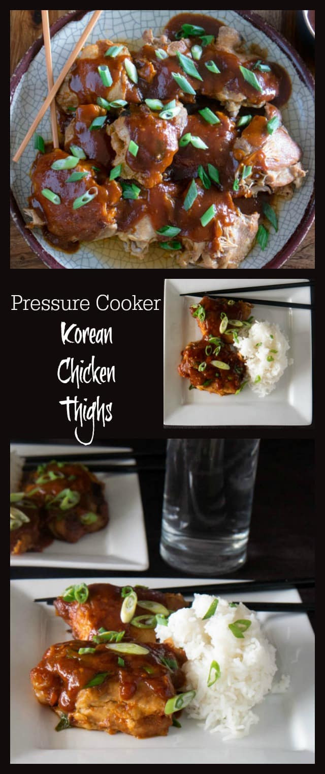 Pressure Cooker Chicken Thighs
 Pressure Cooker Korean Chicken Thighs