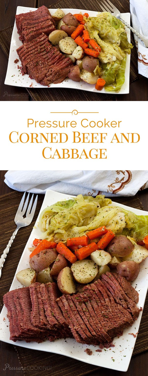 Pressure Cooker Corned Beef And Cabbage
 Pressure Cooker Corned Beef and Cabbage