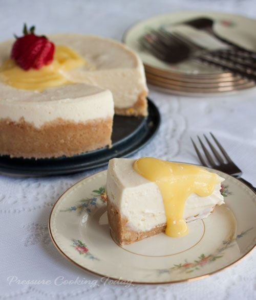 Pressure Cooker Dessert Recipes
 Pressure Cooker Meyer Lemon Cheesecake