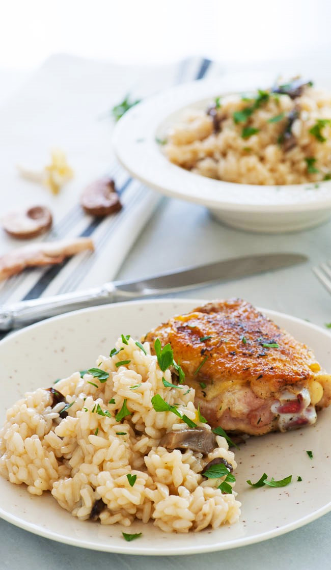 Pressure Cooker Mushroom Risotto
 Pressure Cooker Mushroom Risotto