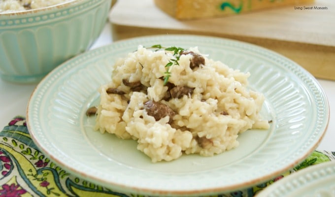 Pressure Cooker Mushroom Risotto
 Pressure Cooker Easy Mushroom Risotto Living Sweet Moments