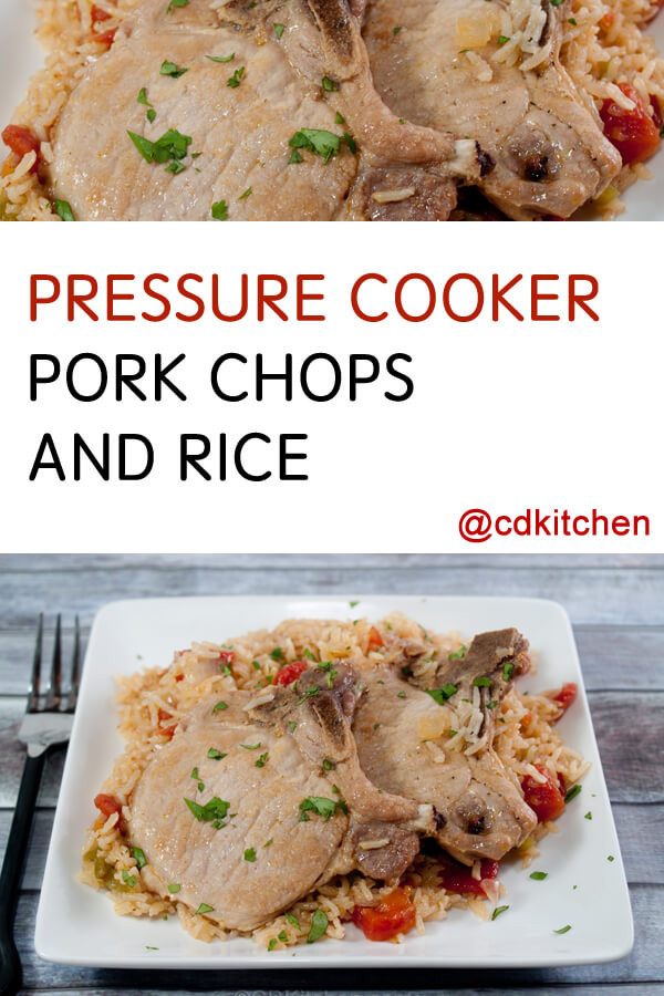 Pressure Cooker Pork Chops And Rice
 Pressure Cooker Pork Chops and Rice Recipe