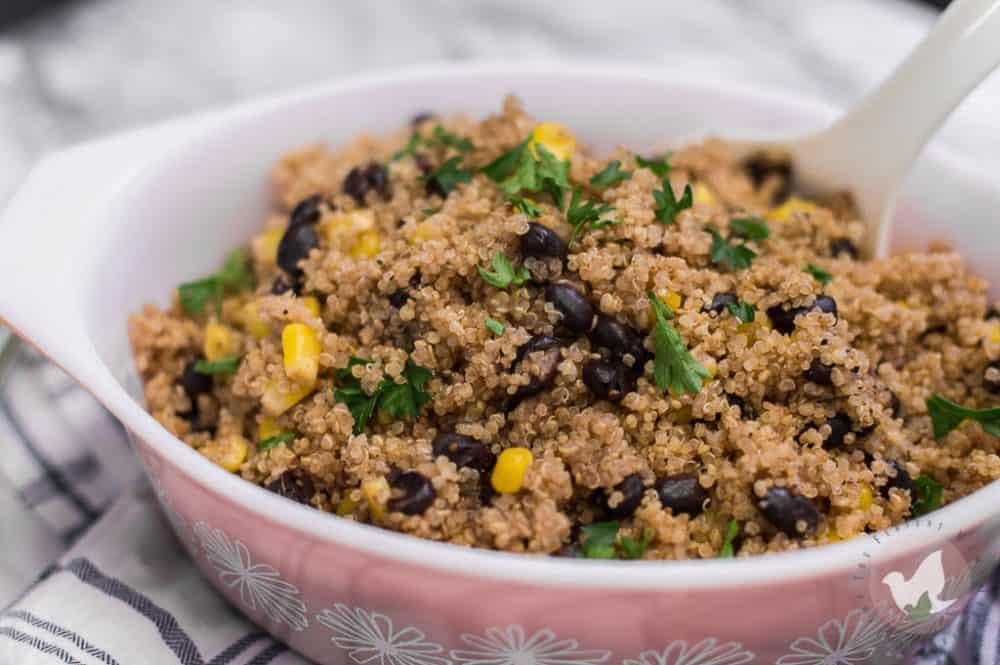 Pressure Cooker Quinoa
 Pressure Cooker Black Bean & Corn Quinoa Bowls