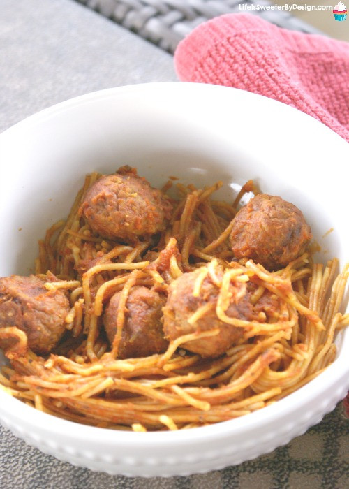 Pressure Cooker Spaghetti
 Pressure Cooker Spaghetti and Meatballs Life is Sweeter