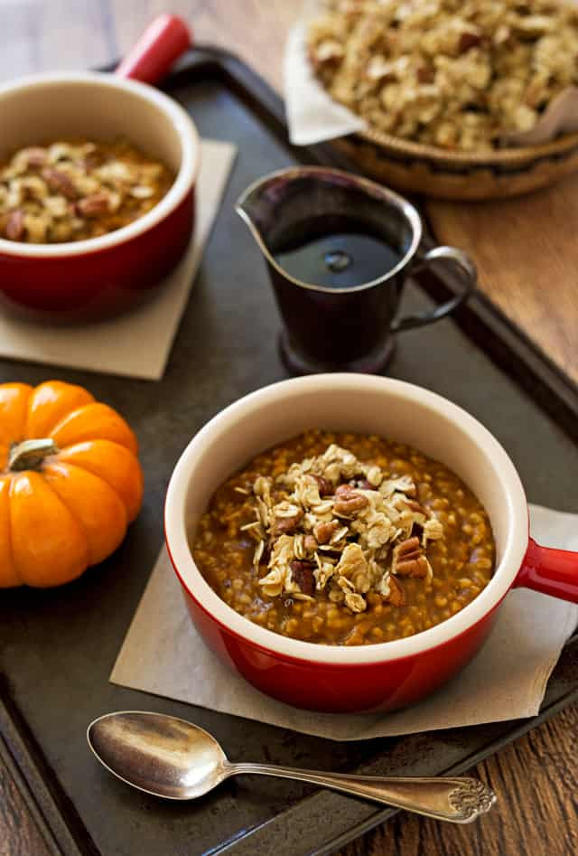 Pressure Cooker Steel Cut Oats
 Pressure Cooker Pumpkin Steel Cut Oats