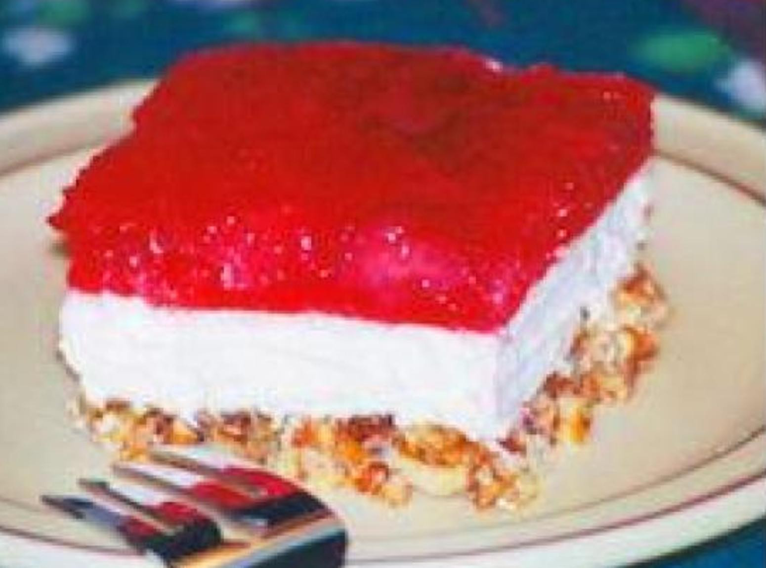 Pretzel Jello Dessert Recipe
 Strawberry Jello Pretzel Dessert Recipe