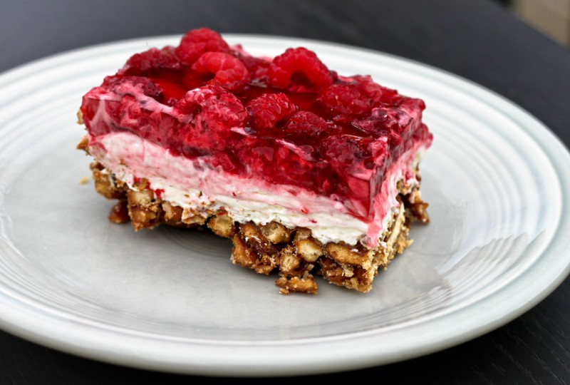 Pretzel Jello Dessert Recipe
 Raspberry Pretzel Dessert Best Recipes Evar