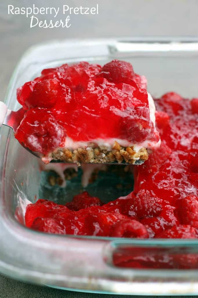 Pretzel Jello Dessert Recipe
 Raspberry Pretzel Jello Dessert Tastes Better From Scratch