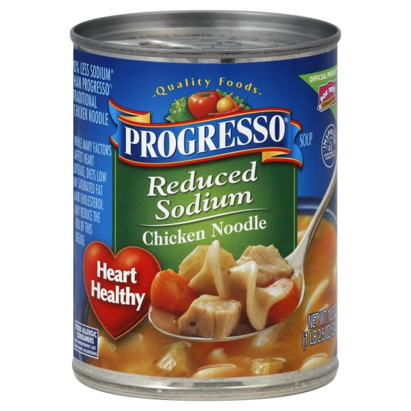 Progresso Chicken Noodle Soup
 Progresso Soup Chicken Noodle Reduced Sodium