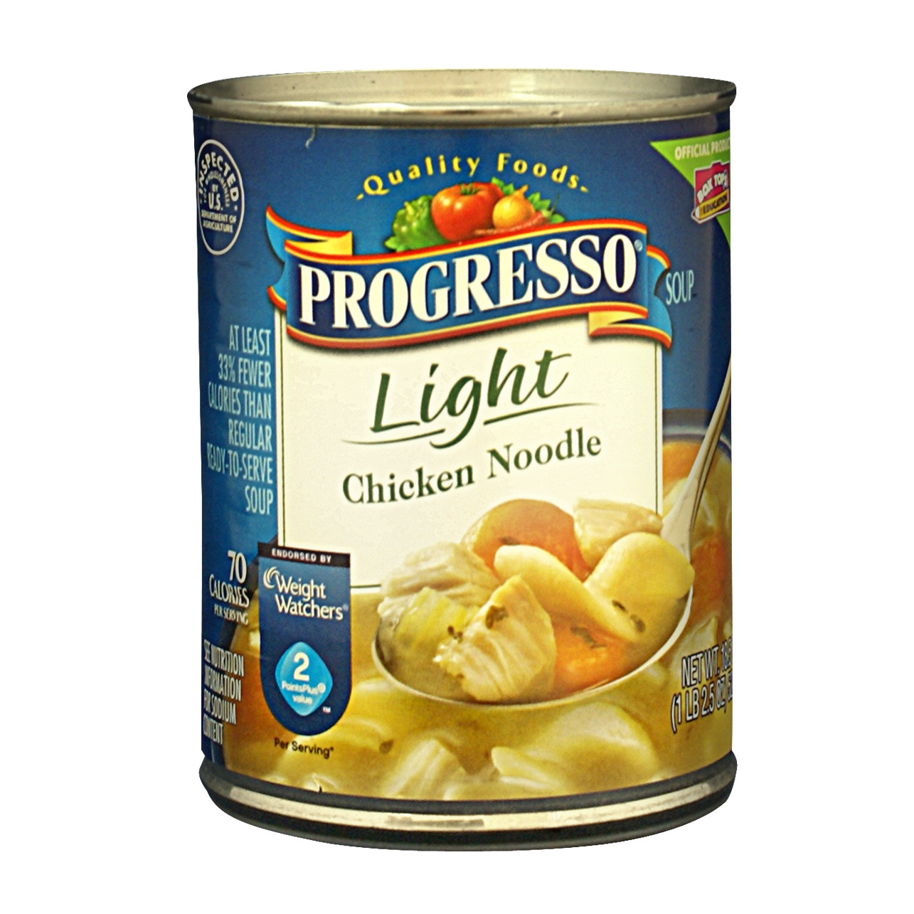 Progresso Chicken Noodle Soup
 CANNED GOODS SOUP PREPARED MEALS Progresso Light