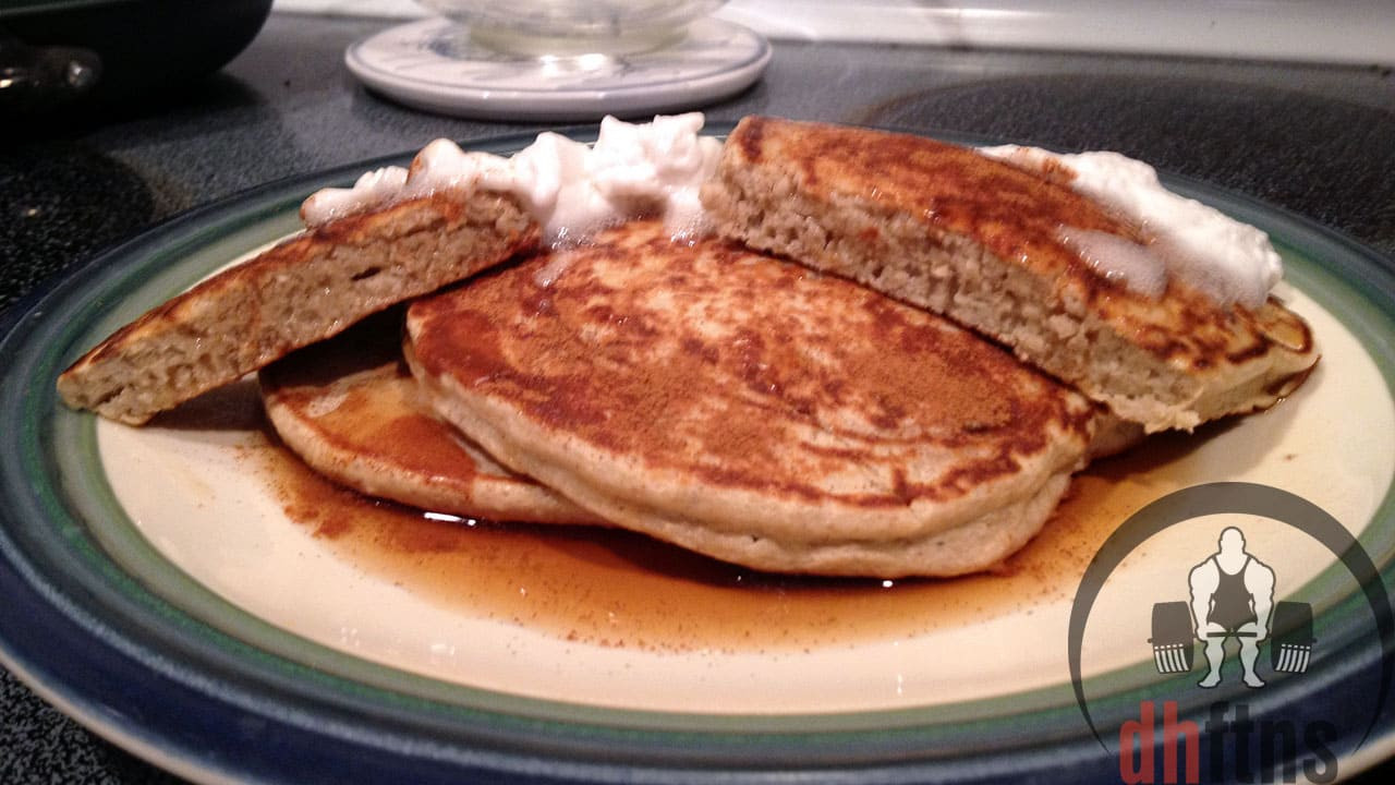 Protein Banana Pancakes
 PROTEIN Banana Pancakes GREAT plex Carbs Fiber 49g