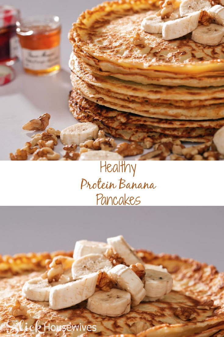 Protein Banana Pancakes
 Healthy Protein Banana Pancakes Recipe