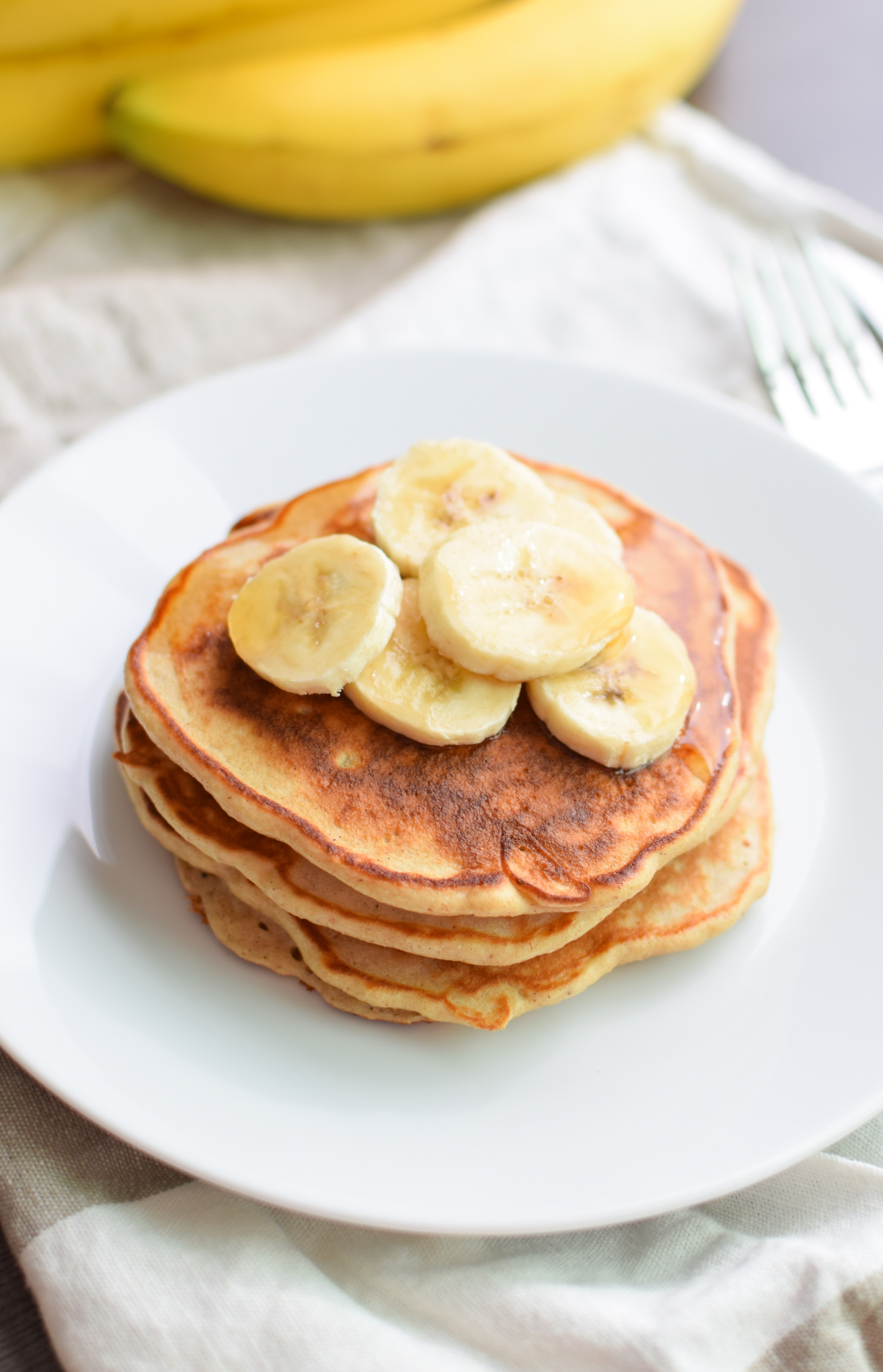 Protein Banana Pancakes
 Banana Protein Pancakes from Project Meal Plan