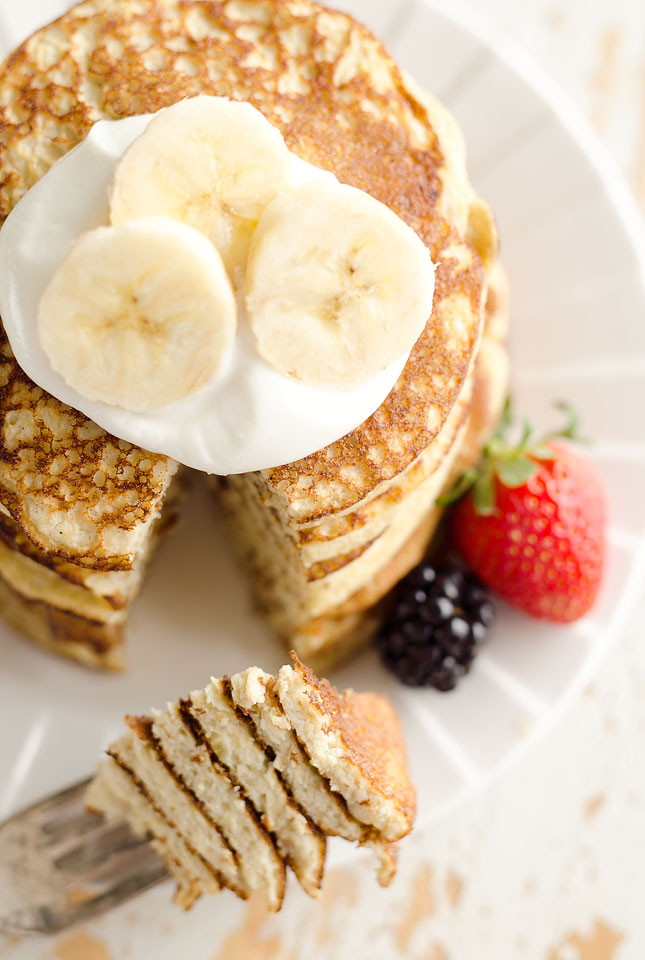 Protein Banana Pancakes
 Light & Fluffy Banana Protein Pancakes Low Carb Breakfast