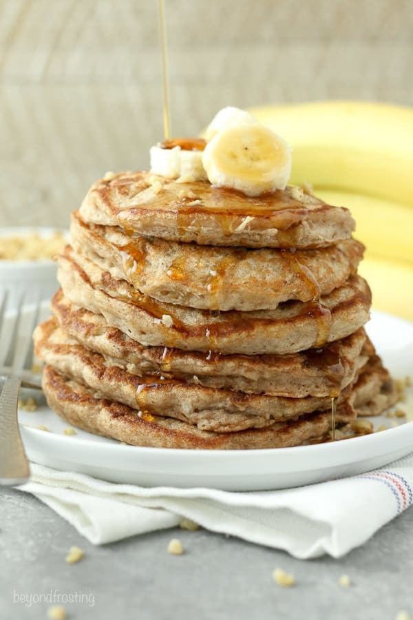 Protein Banana Pancakes
 Banana Walnut Protein Pancakes Beyond Frosting