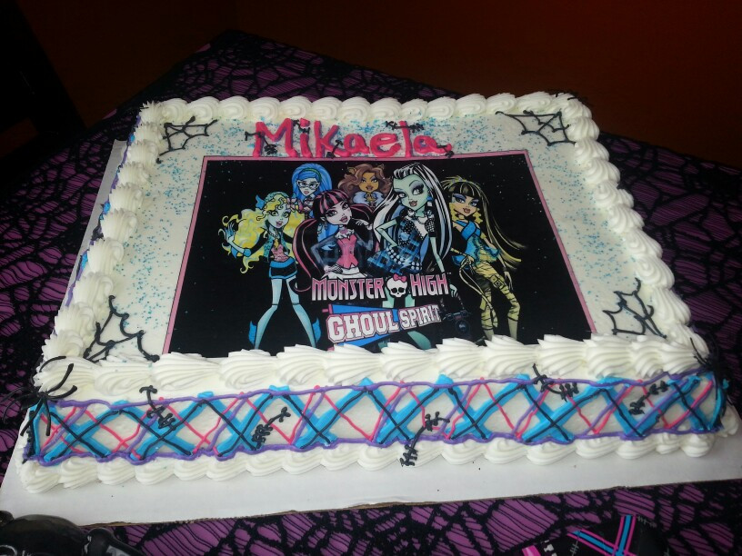 Publix Birthday Cake
 Monster High Birthday Cake Publix — CRIOLLA Brithday