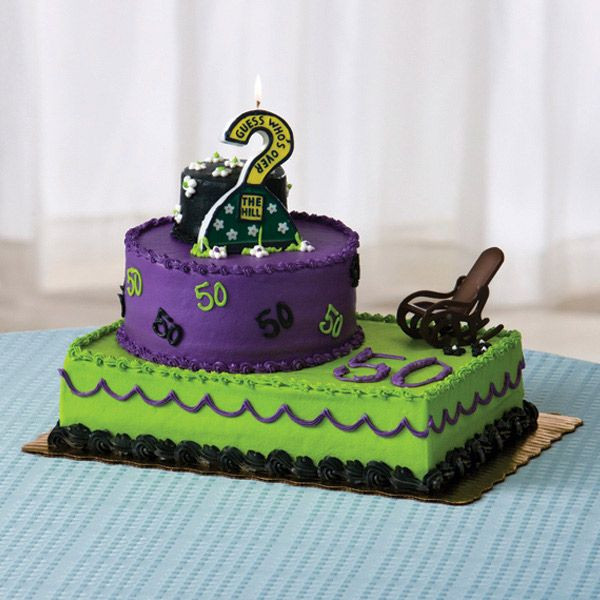 Publix Birthday Cake
 Rockin at 50 via Publix