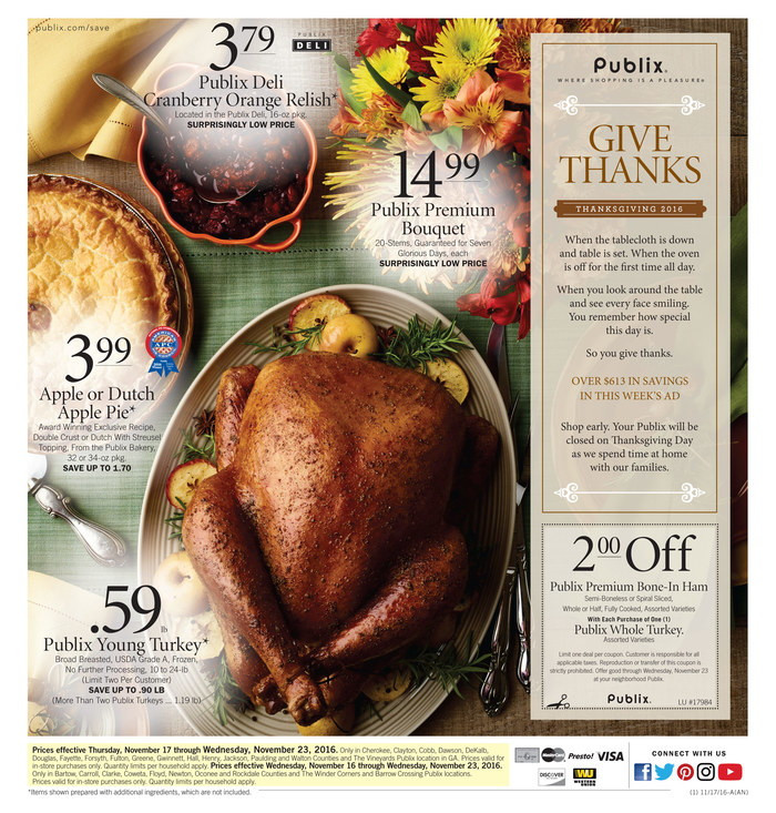 Publix Turkey Dinner
 Publix Christmas Dinner Christmas Cards