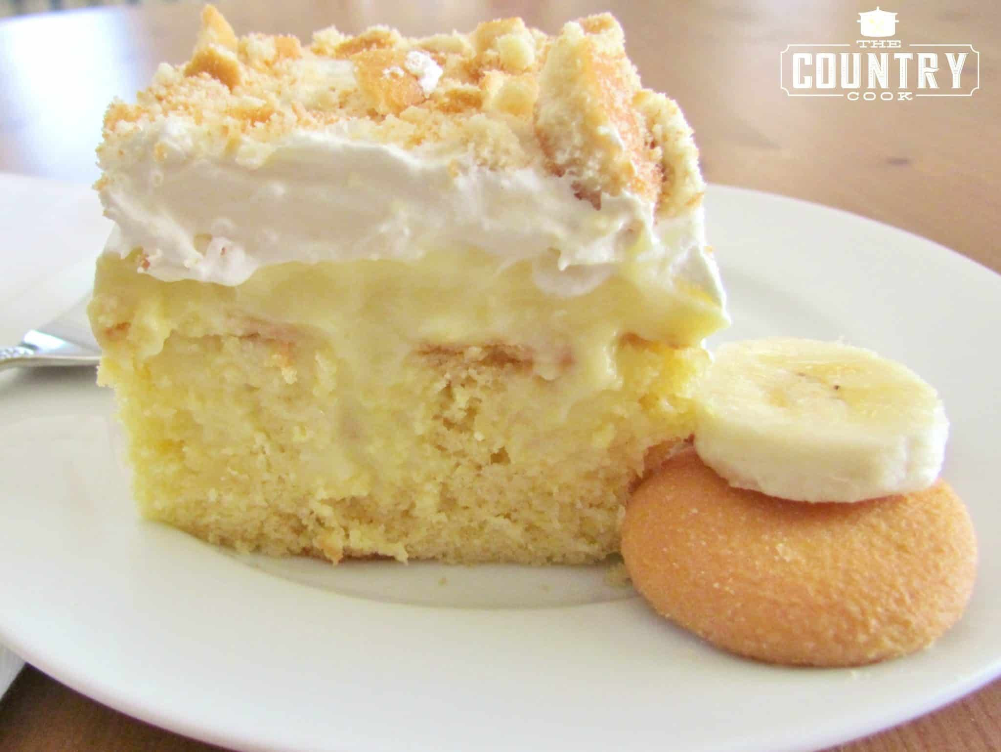 Pudding Cake Recipe
 Banana Pudding Poke Cake The Country Cook