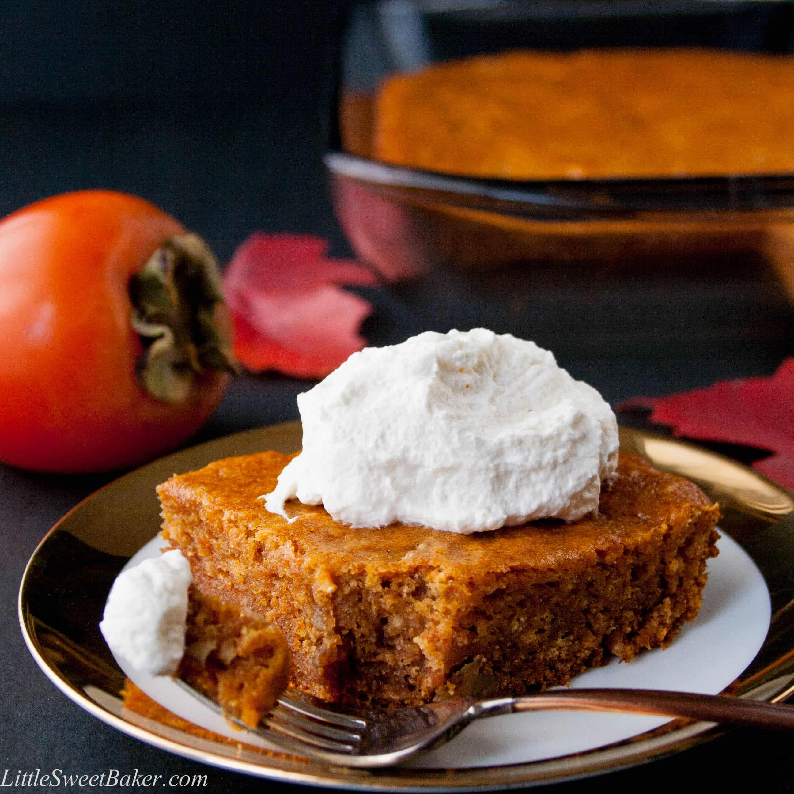 Pudding Cake Recipe
 Persimmon Pudding Cake Recipe Little Sweet Baker