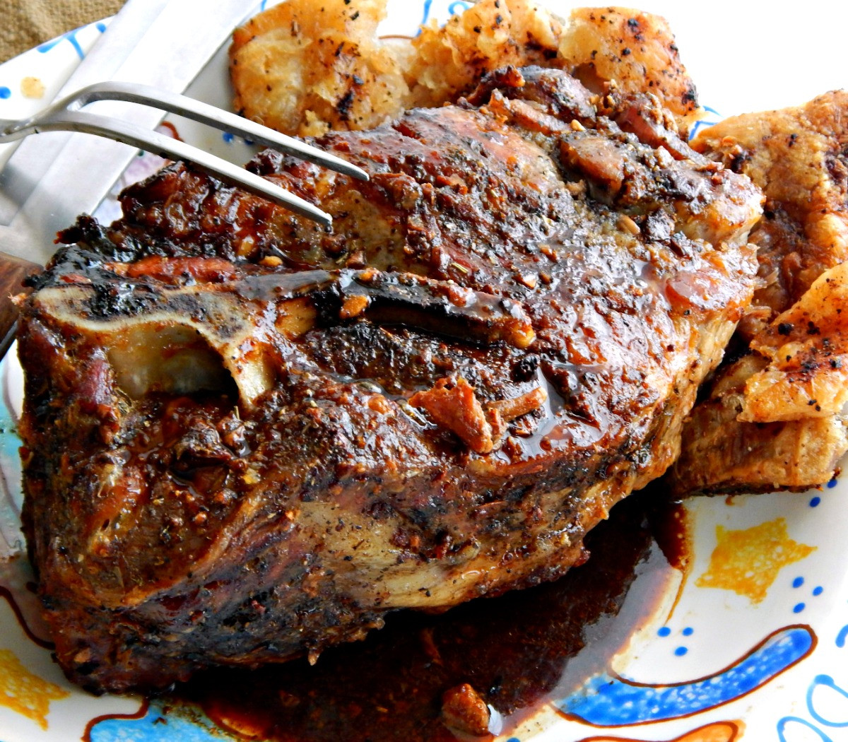 Puerto Rican Pork Shoulder
 Pernil – Puerto Rican Pork Shoulder or Picnic Ham