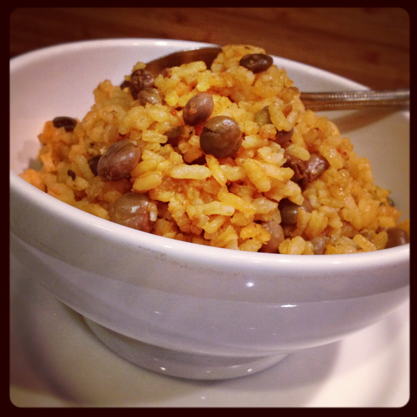 Puerto Rican Rice And Beans
 Day 20 – Puerto Rican Peas and Rice