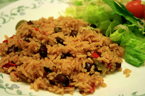 Puerto Rican Rice And Beans
 Joyfulgirl Makes VeganMoFo Day 6 Puerto Rican Rice and Beans