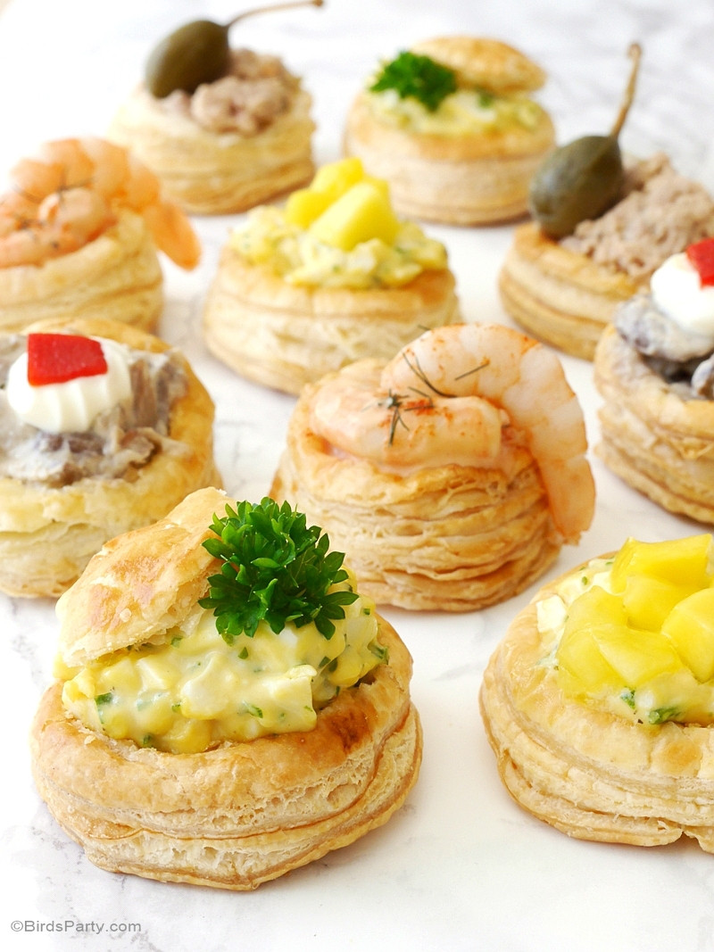 Puff Pastry Appetizers Recipes
 Retro Vol au Vent Party Recipe Appetizers Party Ideas