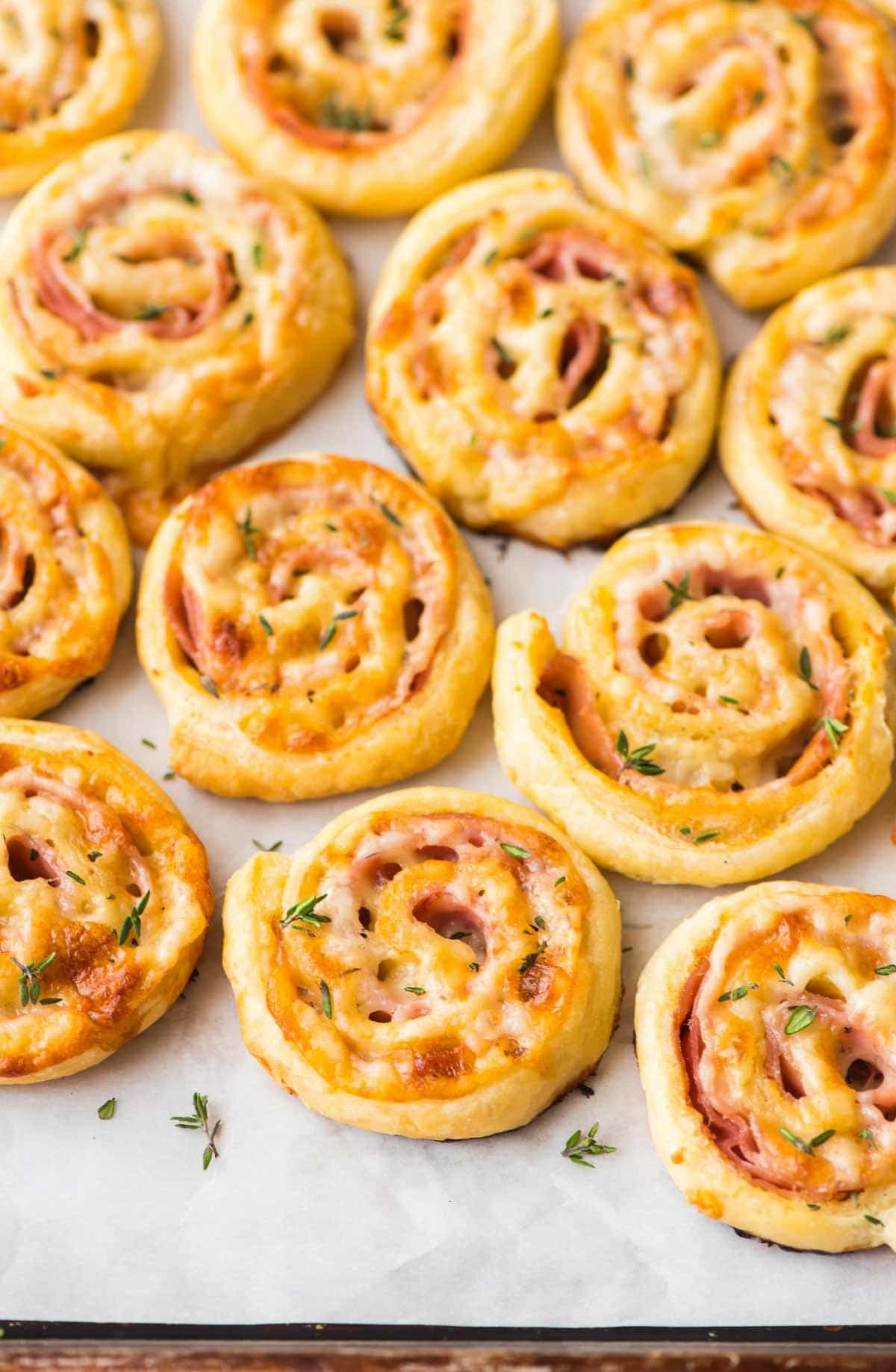 Puff Pastry Appetizers Recipes
 Ham and Cheese Pinwheels