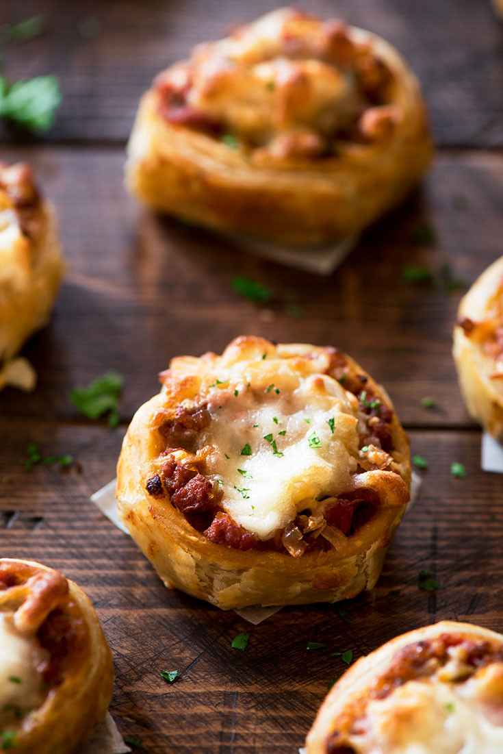 Puff Pastry Appetizers With Cream Cheese
 Cheesy Sloppy Joes Puff Pastry Rolls