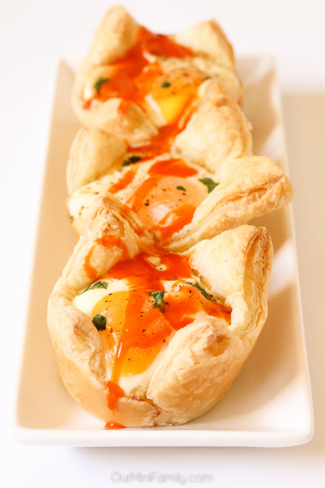 Puff Pastry Breakfast Recipe
 Sausage Egg and Cheese Pastry Cups Our Mini Family