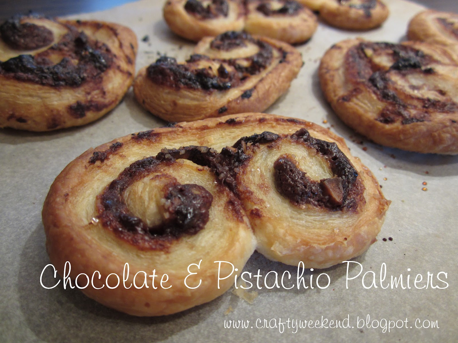 Puff Pastry Desserts Chocolate
 Chocolate & Pistachio Palmiers Crafty Weekend Craft